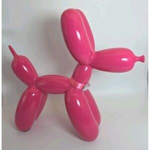Balloon Dog Decorative Figure 9.5" Hot Pink "WAY TO CELEBRATE "